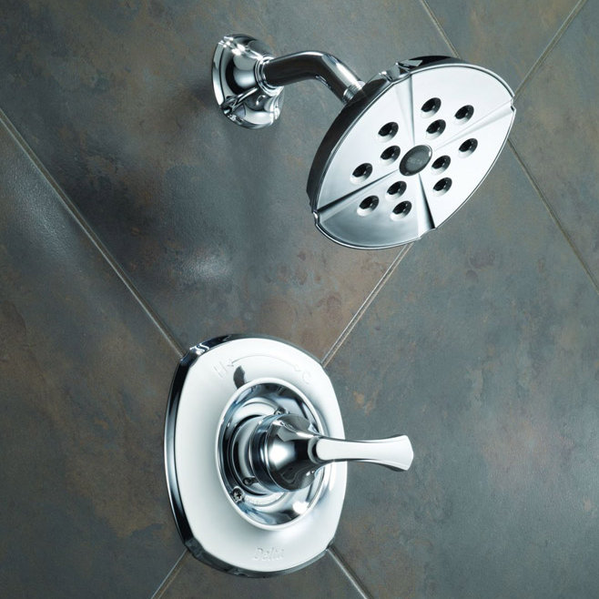 Addison Shower Faucet with Lever Handle and Monitor
