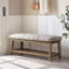 Banc de rangement rembourré l 44 po Hahnville-142296961