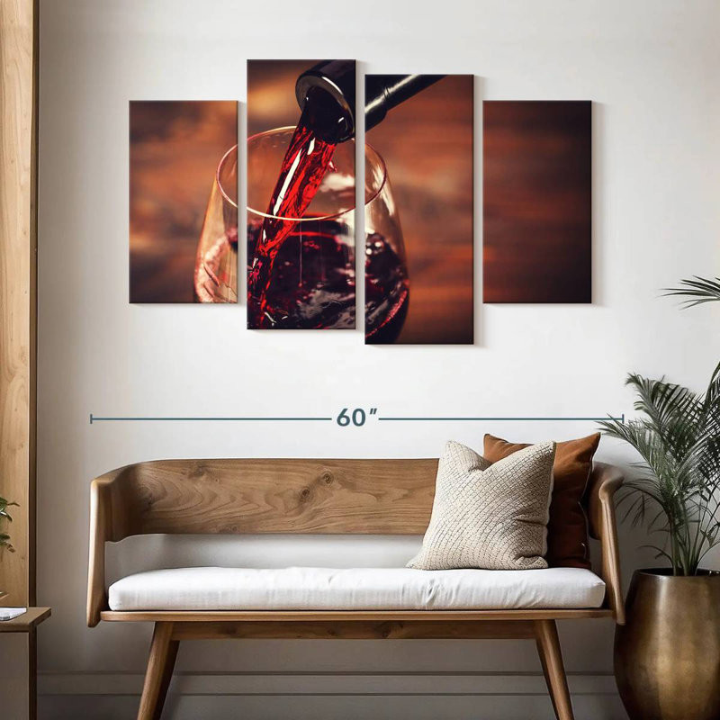 Yarlin Red Wine Tasting, 32'' H x 52'' W