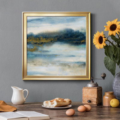 Golden Marshlands - Peinture sur toile encadrée