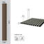 Lattes moyennes en lattes de bois recouvertes de polystyrène de L 94,5 po x l 9,5 po x 0,5 po-123221493