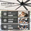 Ventilateur de plafond industriel à courant continu avec pales réversibles-76841468-86694229