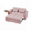 Canapé-lit en chenille avec accoudoirs de rangement, port USB, table d'appoint-894264674