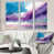 Toile avec cadre blanc