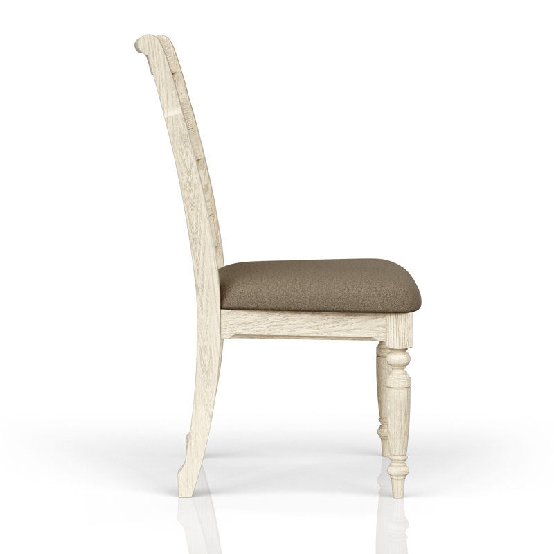 Chaise d'appoint à dossier échelle, White