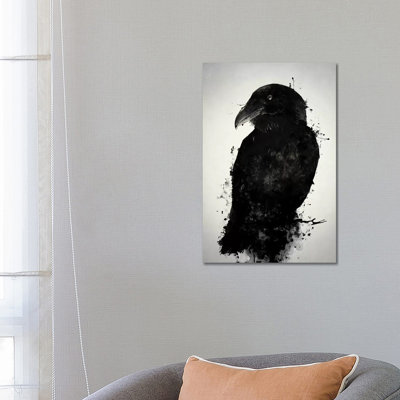 The Raven by Nicklas Gustafsson - Wrapped Canvas Painting
