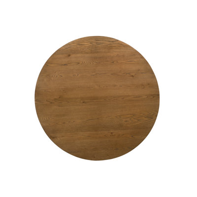 Andreacchio Pine Round Solid Wood Dining Table