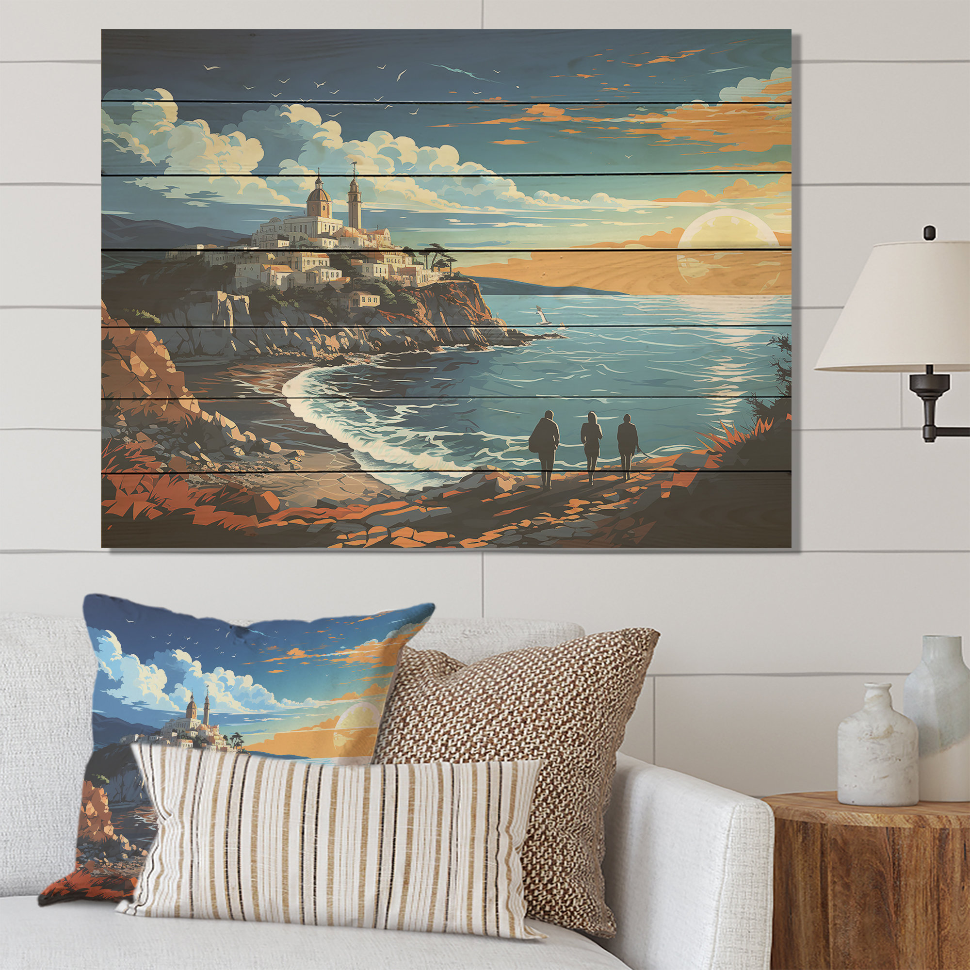 Beachcrest Home™ Italian Hidden Gems Coastline Sunset II - Italy