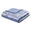Housse de couette luxueuse en velours bleu pervenche avec coussin - double / grand, literie de confort serein pour lit double / grand-118022688-118022693