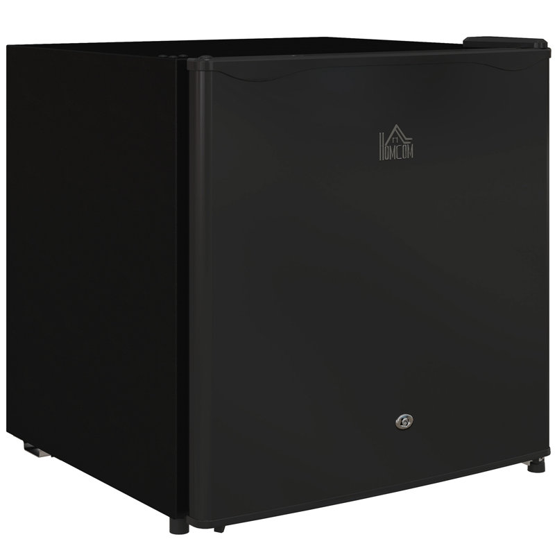 Brayden Studio Cardali 46 L Countertop Mini Fridge with Freezer, Black