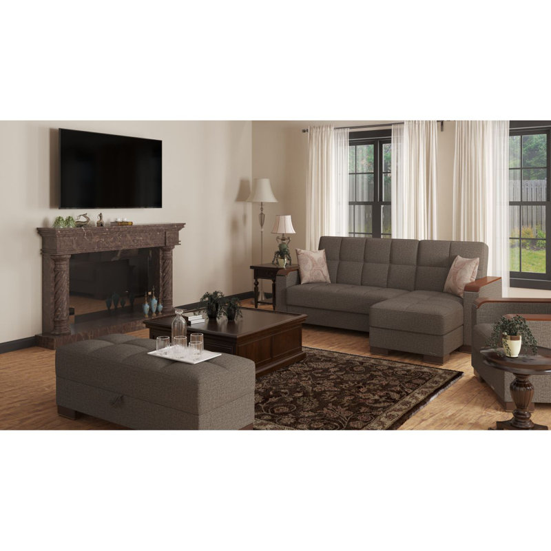 Repose-pieds Modern Living, Brun
