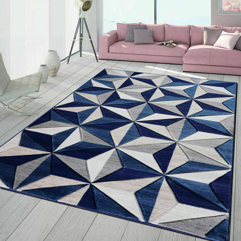 Senoia Geometric Area Rug, Rectangle 160 x 230cm