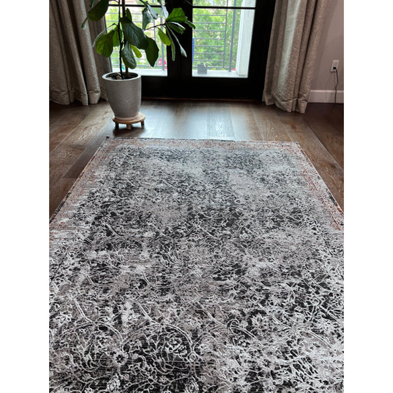 Rectangle Jayla Area Rug with Non-Slip Backing, Rectangle 8' X 11'