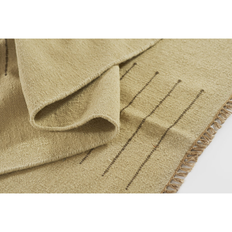 Geometric Area Rug in Ivory, Rectangle 6'3" x 9'