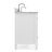 Flynt 61'' Double Bathroom Vanity with Carrara Marble Top-64627273
