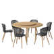 Anautica 7 Piece 100% FSC Certified Dining Set
