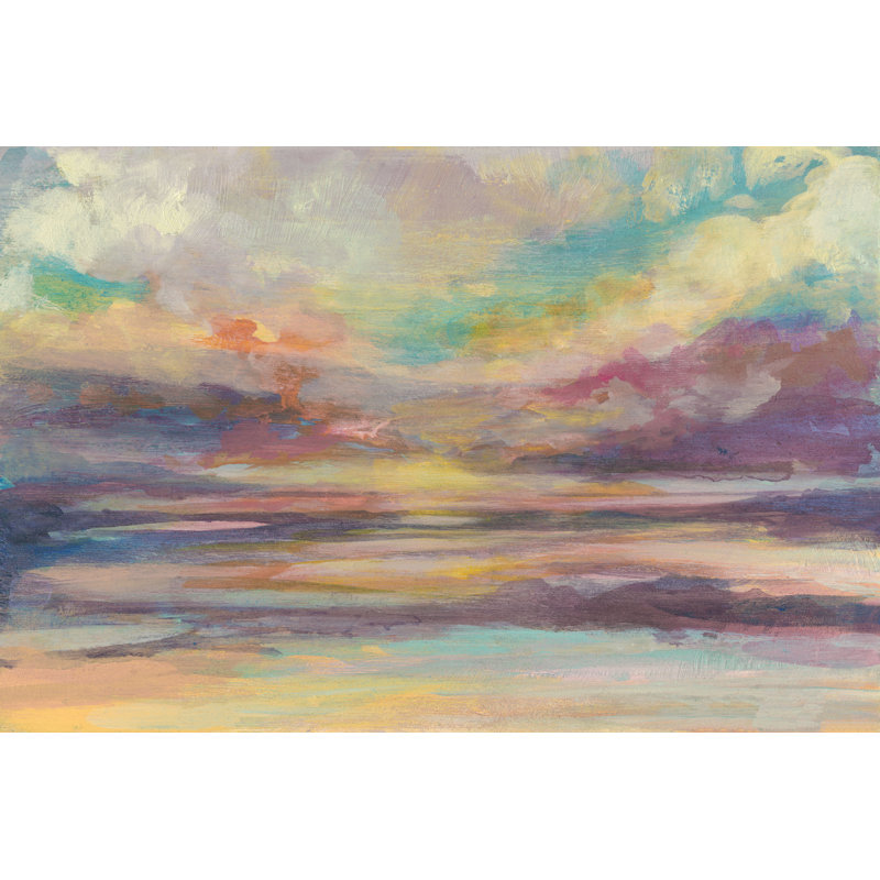 Coucher de soleil II, H 24 po x l 36 po x P 1,25 po