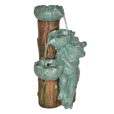 Willet Hand Crafted Weather Resistant Floor Fountain