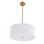 Luminaire suspendu tambour 4 lumières Latrinia