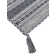 Azizi Striped Hand Woven Cotton Grey Rug