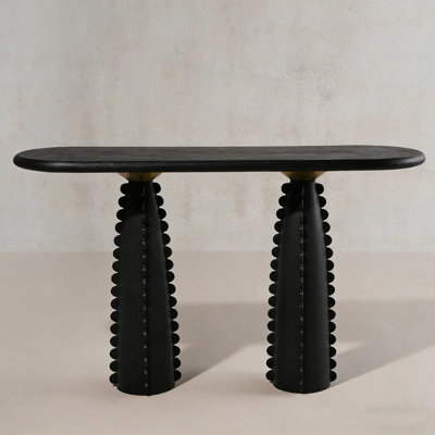 Console en bois massif de style moderne