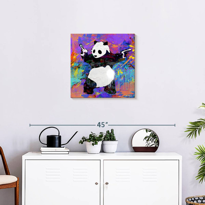 Brampt Pandamonium, 20" H x 20" W