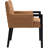 Aimee Vegan Leather Dining Arm Chair-1901019771-1901019749
