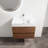 Wall-Mounted Bathroom Vanity With Resin Sink-1936846976