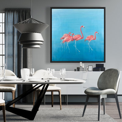 " Four Flamingos "