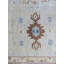 Tapis bleu ciel unique de 9 pi 3 po x 12 pi 1 po