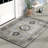 Reimer Oriental Area Rug in Charcoal Gray-23609022