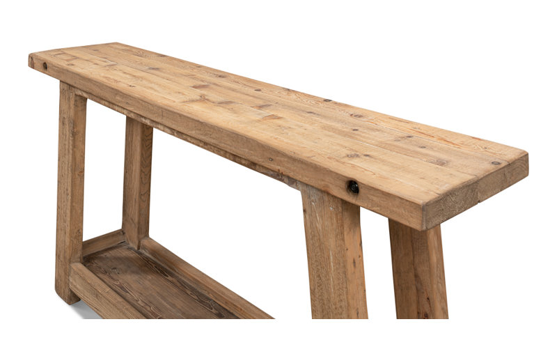 Farm House 68'' W Solid Wood Console Table
