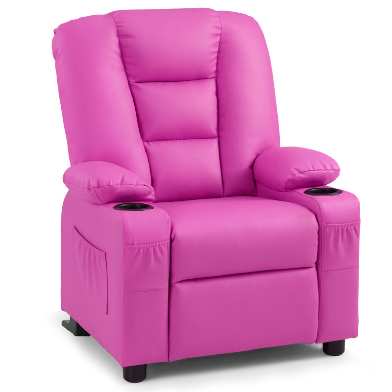 Whitson Children's Recliner Chair, Pink