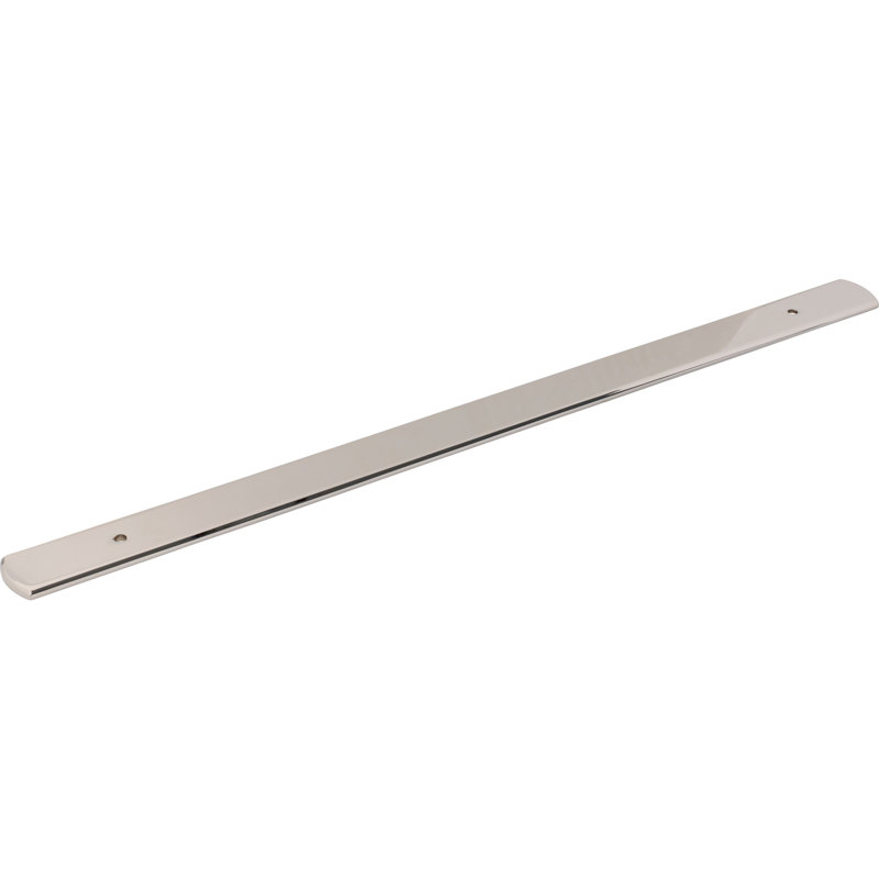 Wescott Pull Backplate, Polished Nickel