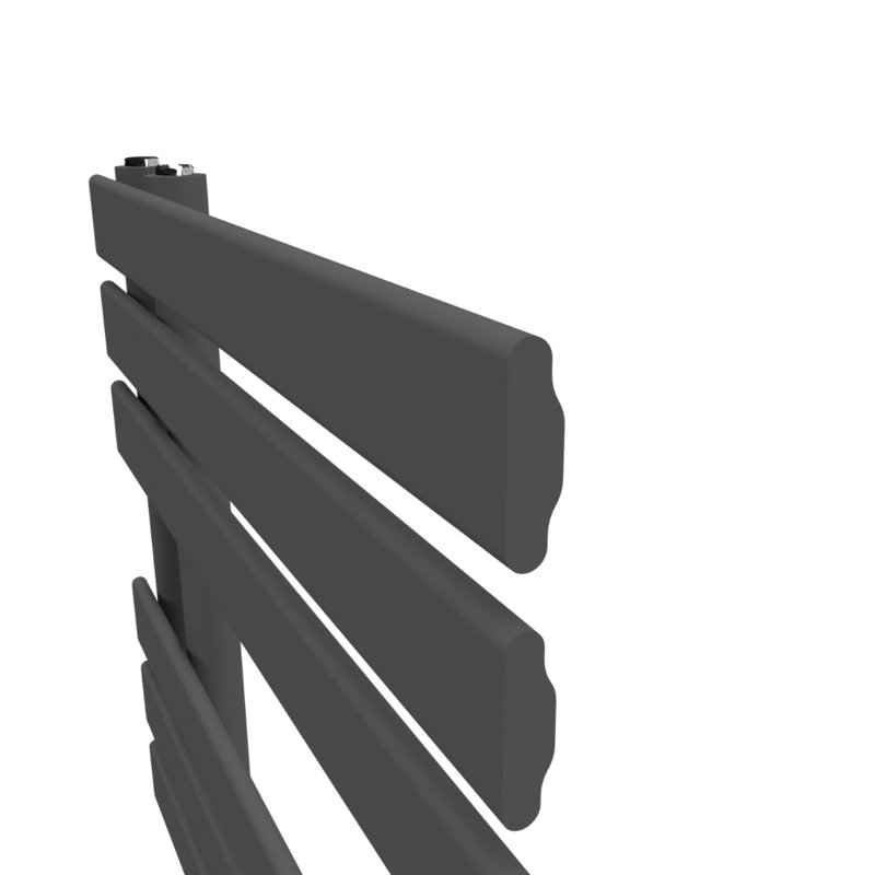 Designer Radiator, 46cm H x 23cm W x 4cm D, Grey