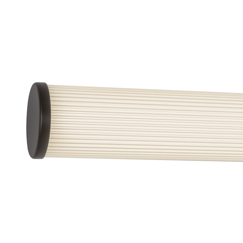 Vire 30-in Black dimmable LED Wall Sconce, Matte Black