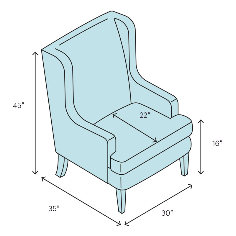 Miley Tufted Wingback Chair