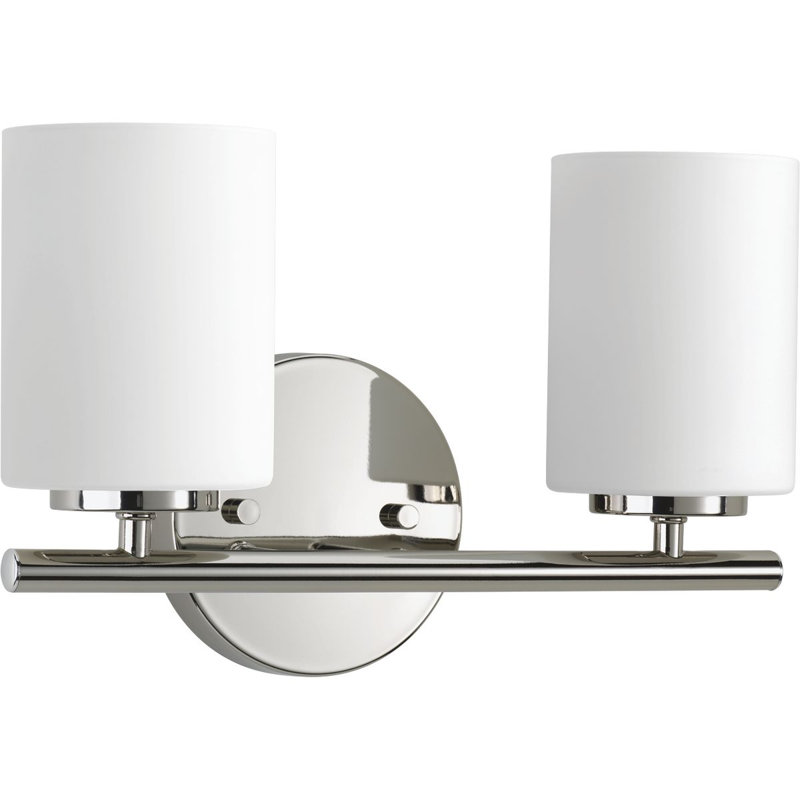 Éclairage de meuble-lavabo à intensité variable Steelville, Nickel poli