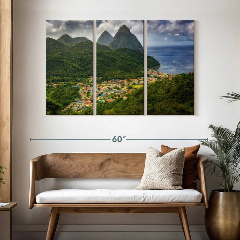 Gillard Saint Lucia, 32" H x 50" W