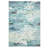 5'x7' Boho Abstract Machine Washable Area Rug with Non-Slip Rubber Backing - Low-Pile, Stain Resistant Carpet for Bedroom, Living Room-1306153599