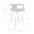 Roddy Swivel Upholstered Counter Stool with Metal Frame-570319845-570319842