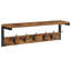 Charmayne Steel 7 - Hook Wall Mounted Coat Rack