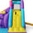 Joyldias 450w Air Blower High Inflatable Bounce House, Double Slide Bouncer Castle Playhouse With 2 Splash Pool