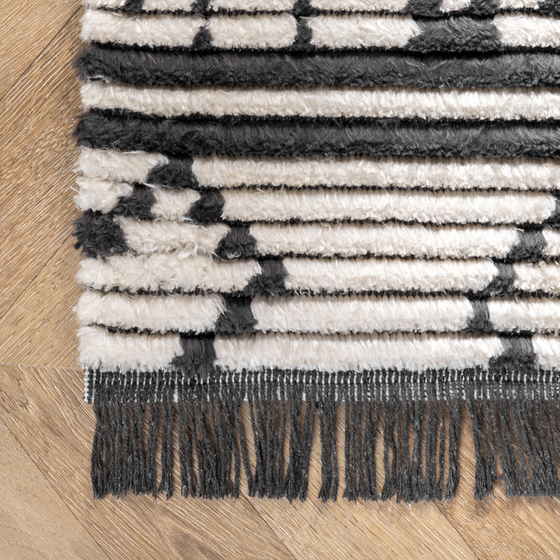 Tapis performance gris / gris anthracite Power Loom, Rectangle 4 pi x 6 pi