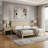 Walter Contemporary 82.1'' W Platform King Bed with Headboard-2114906371-2117452274
