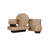Solid Mango Wood Round Coffee Table-199060420
