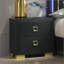 Table de chevet noire 1pc