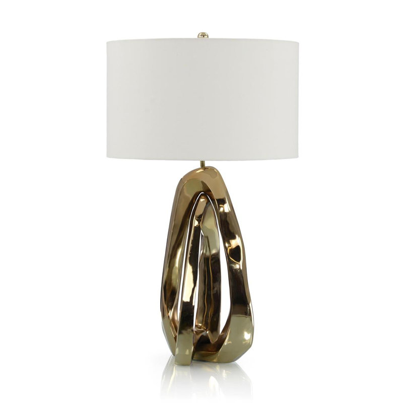 Lampe de table amorphe en laiton