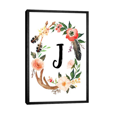J (Initial) 1 Piece Painting on Canvas