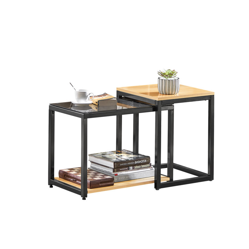 Carmean Nesting Tables, Natural Brown